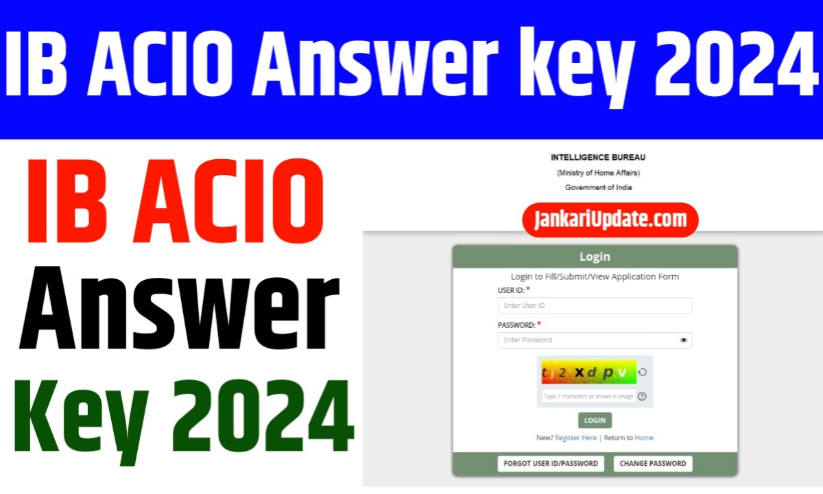 IB ACIO Answer key 2024 How To Check IB ACIO Grade II Exam 2024 Answer
